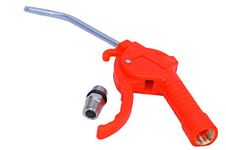 Jon Bhandari Tools Pistol Grip Air Duster Blow Gun Red Plastic body with Iron Nozzle, Pack of 1