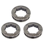 3 x Of .325" 7T Chainsaw Drive Rim Sprocket For Husqvarna & Echo Chainsaw