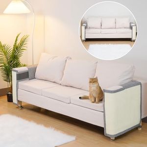 Uross Natural Sisal Cat Couch Protector Cat Scratch Furniture Protector- Couch Protector from Cat Claws, Anti Couch Corner Sofa Protectors Furniture Scratch Guards for Cats - Double