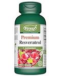 VORST Resveratrol Supplement 400mg 60 Capsules with Grape Seed Extract and Vitamin C & E | Antioxidant Pills for Anti Aging, Skin Care, and Immune System | 1 Bottle