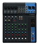 Yamaha MG10 Mixing Console - Compact mixer with 10 input channels and D-PRE mic preamps