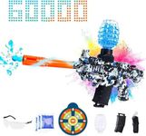 Electric Gel Ball Blasters with 60000 Water Beads, Summer Team Game Toy for Outdoor Activities, 12+ Birthday Gifts, for Boys and Girls Adult