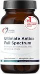 Designs for Health Ultimate Antiox Full Spectrum - Antioxidant Supplement with Resveratrol, Acerola, Lutein, Curcumin C3, Quercetin + More (90 Capsules)
