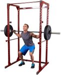 Best Fitness Power Rack, Red