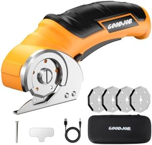 Cordless Electric Scissors, 4V Cardboard Cutter with 4 SK5 Blades