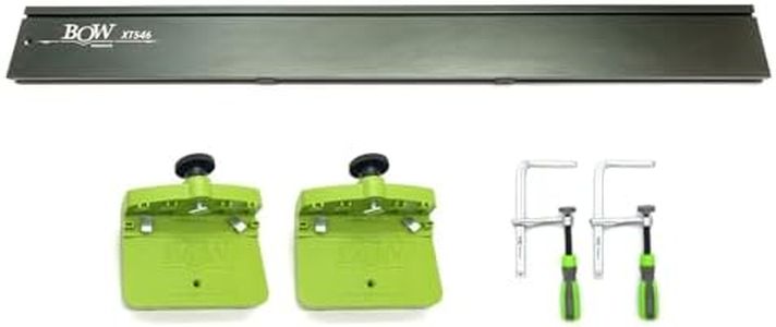 BOW Products 46" XT XTENDER Fence System - T-Track Table Fence with XT Feed Supports and XT T-Track Clamps - Fits Portable Table Saws, Router Tables, Contractor Saws, and Band Saws