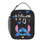 Ihhxbz Anime Lunch Box Large Capacity Lunch Bag Insulated Reusable Cute Tote Bags Gifts For Women Men Adults Work Travel Picnic Office