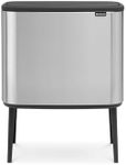 Brabantia BO Touch Bin, 36 Litre Capacity, Matt Steel FPP