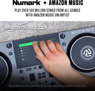 Numark Mixstream Pro Go DJ Controller – Portable Standalone Mixer