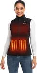 ORORO Women's Heated Fleece Vest wi