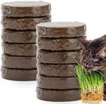 The Cat Ladies Potting Soil for Indoor/Outdoor Plants, Expands to Fit 3 Inch and 4 Inch Pots - 12 Pack