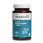 TrueBasics Advanced Multivitamin For Men (90 Tablets) | With Ashwagandha, Gokhru & Kawach, Vitamin D3 and Multiminerals | For Immunity, Energy, Strength & Stamina