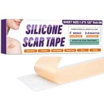 Psecici Medical-Grade Silicone Scar Tape - 4cm x 3M | Designed for C-Section, Surgical Scars, Keloid & Tummy Tuck | Breathable, Waterproof Silicone Sheets for Scar Care
