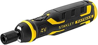 Stanley FatMax Screwdriver Set Power-Assist Bit Screwdriver (4 V 1.5 Ah Battery, High 300 RPM RPM, Push Button Functionality, Extended Magnetic Holder, with LED Charging Indicator) FMHT66719-0