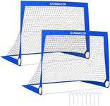 SANGMUCEN Soccer Net Set of 2, Fold