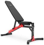 Marbo Sport Adjustable Bench with Adapter Weight Bench Training Bench MH-L115 2.0 | Made in EU