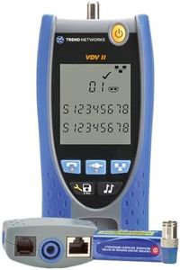 TREND Networks | R158007 | VDV II Basic | Cloud Connected | Voice, Data and Video Cable Verifier | Copper Cable Tester | Advanced Wiremap & Troubleshooting Tool
