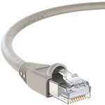 75 Ft Cat 6A Patch Cable Molded Gray