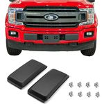 POETRYXIAO Front Bumper Guards Pads Inserts End Caps Cover Compatible with Ford F150 2018 2019 2020,1 Pair,bumper traverse accessories