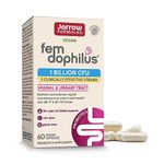 Jarrow Formulas Shelf-Stable Fem-Dophilus, 1 Billion Organisms Per Capsule, Supports Vaginal and Urinary Tract Health, 60 Capsules