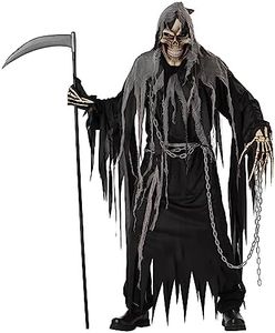 California Costumes Mr. Grim Costume, Black, One Size