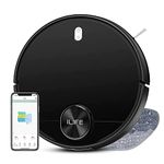 ILIFE A11 Robotic Vacuum Cleaner,Powerful Suction,Customized Schedule Cleaning,Ideal For Hard Floor,Low Pile Carpet,Vacuum&Mop,Black