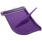 Healifty Pill Counting Tray Pill Dispenser Pill Counter with Spatula(Purple)