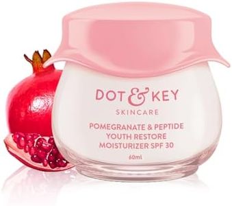 DOT & KEY Pomegranate + Multi-Peptide Anti Aging Cream With Spf 30 For Sun Protection|Reduces Fine Lines&Wrinkles|48Hr Intense Moisturization|Boosts Collagen|For Mature&Normal To Dry Skin|60Ml
