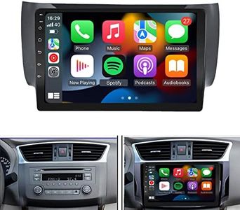 for 2013-2017 Nissan Sentra Radio with Wireless Carplay&Android Auto,2G RAM 32G ROM Android Car Stereo Navigation Bluetooth Touch Screen Car Multimedia Radio Accessories