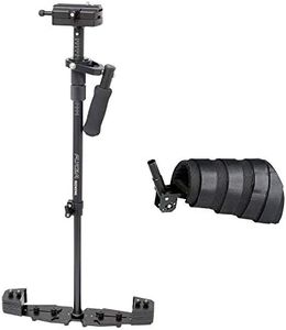 FLYCAM Redking Handheld Camera Stabilizer for DSLR Video & Film Cameras up to 7kg/15lb. Offers 3-axis Ball Bearing Rotational Control. Quick-Release Camera Platform (FLCM-RK-AB)