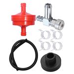 Fuel Hose Replacement for 3000 5000 6250 Watts Craftsman Coleman Powermate Maxa Generac Honda GX240 Generator Snapper Snowblower Snow Thrower with Fuel Filter Gas Tank Grommet Bushing Shut-Off Valve