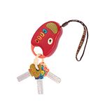 B. – Toy Car Keys – Key Fob with Lights & Sounds – Interactive Baby Toy – Pretend Keys for Babies, Toddlers – 10 Months + – FunKeys - Red