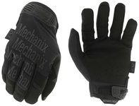 Mechanix Wear: The Original Covert Work Gloves with Secure Fit, Flexible Grip for Multi-purpose Use, Durable Touchscreen Safety Gloves for Men (Black, Small)
