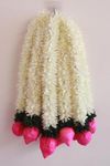 Vibha Lotus Hangings for Decoration Home Decor Wall Door Mandir Pooja Room Office Birthday Wedding Stage Backdrop Decorative Items (37.3 cm Each) Artificial Mogra Flowers Garlands (10)