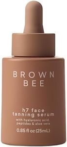 Brown Bee H7 Face Tanning Serum 25 ml – Self Tanning Drops for Face, Neck & Décolleté with 2% Hyaluronic Acid & Aloe, Buildable Glow, Deep Hydration