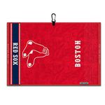 Team Effort Boston Red Sox Boston Red Sox Face/Club Jacquard Golf Towel