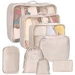 8 Set Packing Cubes for Suitcases, 