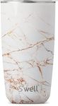 S'well Stainless Steel Tumbler - 18 Fl Oz - Calacatta Gold