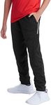 Champion C9 Boys' Jogger, Ebony/Hardware Gray, S