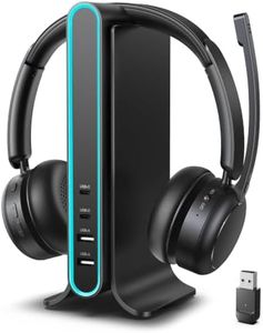 Wireless Headset with Mic for Work Bluetooth Headset with Microphone for PC