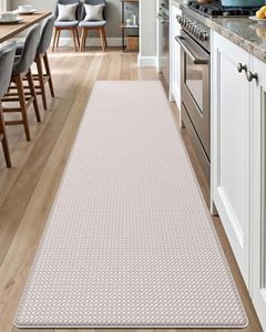 DEXI Kitchen Floor Mats Cushioned Anti Fatigue, 23x94, Large Long Standing Runner Rug Waterproof, Comfort Memory Foam Padded for Front Sink Laundry, Ivory