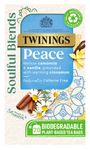 Twinings Soulful Blends Peace Inspired by Ayurveda - Mellow Camomile Tea Infusion with Vanilla & Cinnamon Herbal Tea - 20 x Biodegradable Tea Bags