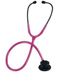 Prestige Medical Adult Clinical Lite™ Stethoscope: Box Packaging, Stealth / Raspberry (Model: 121-SRS)