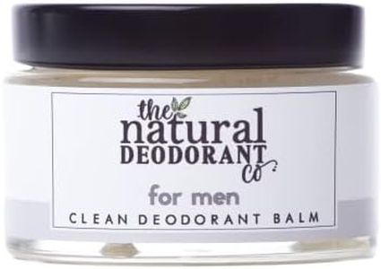 The Natural Deodorant Co, Clean Deodorant Balm For Men 55g, Aluminium Free, Plastic Free, All Day Protection