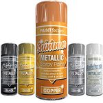 Classic Signature - 1 x Metallic Deep Copper Spray Paint 200ml - Multi-Purpose Use, Spray for Metal and Wooden Furniture, Ornaments, Decorative Items and Much More for Interior & Exterior