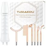 High Frequency Wand - TUMAKOU 6 IN1 Portable Neon High Frequency Facial Skin Tightening Wand Machine - Orange Light Therapy Electrode Face Device for Acne,Wrinkle,Hair - with Different 6 Glass Tubes