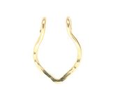 Fake Septum Ring Gold Filled Faux Triangle Nose Piercing Cuff Body Jewelry Non Pierced