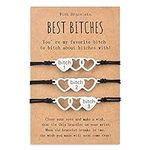 MANVEN Best Bitches Bestie Bracelet