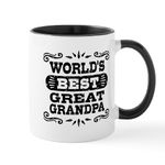 CafePress World's Best Great Grandpa Mug 11 oz (325 ml) Ceramic Coffee Mug