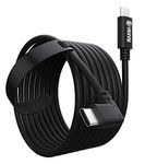 YRXVW Link Cable 16FT for Meta/Oculus Quest 3S/Quest 3/Quest 2/Pro Accessories, High Speed Data Transfer Type C Replacement Charging Cable,Fast Charger USB C to USB C 3.0 Cord for VR Headset(16FT)